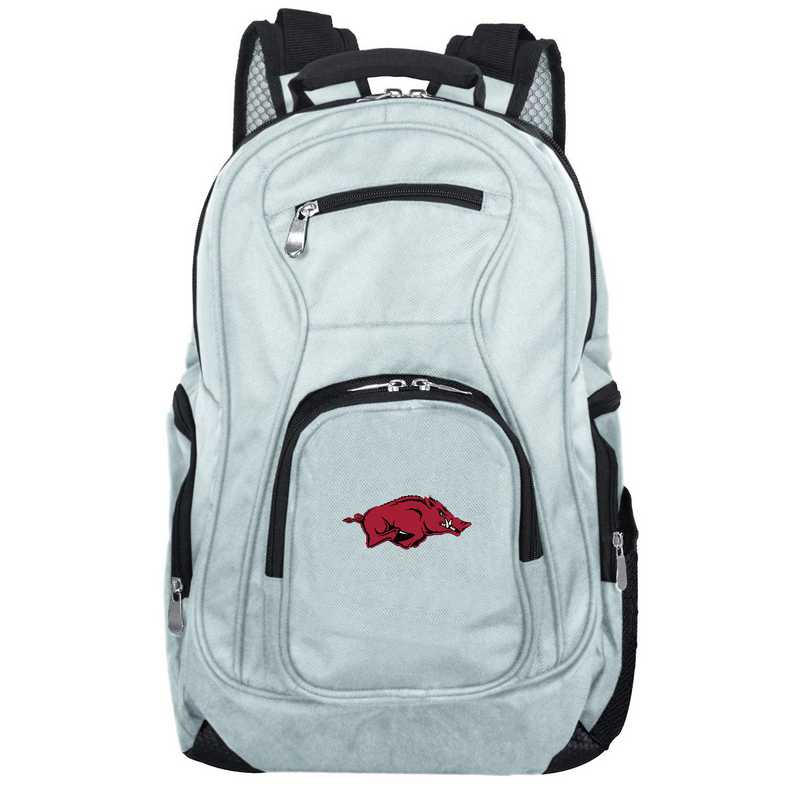 CLARL704-GRAY: NCAA Arkansas Razorbacks Backpack Laptop